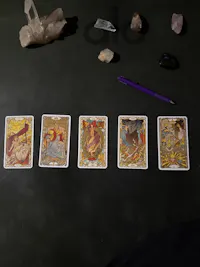 Golden Art Nouveau Tarot