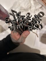 A-Z Alphabet Branding Irons - 2 Tall - 26 Letters - Custom Cowboy Mon –  The Heritage Forge