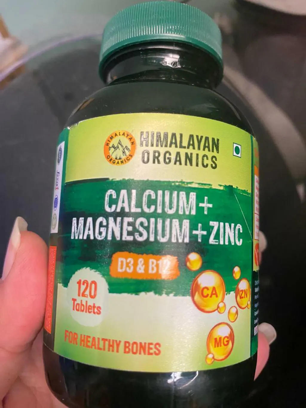 Himalayan Organics Calcium Magnesium Zinc Vitamin D3 Tablets The