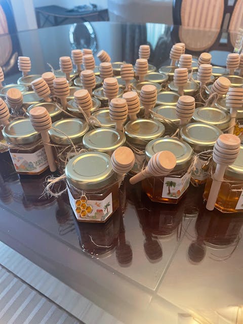 Baby Dinosaur - Baby Shower Party Favors - 2 oz Clover Honey - Set of 10