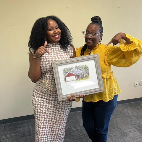 Watercolor Custom House Portrait