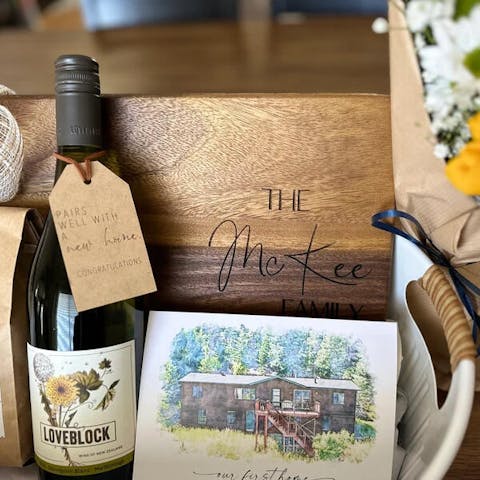 Watercolor Custom House Portrait