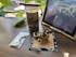 Tiny Snow Lion Incense Burner | Approx. 2.5 inches wide x 2 inches high | Brass