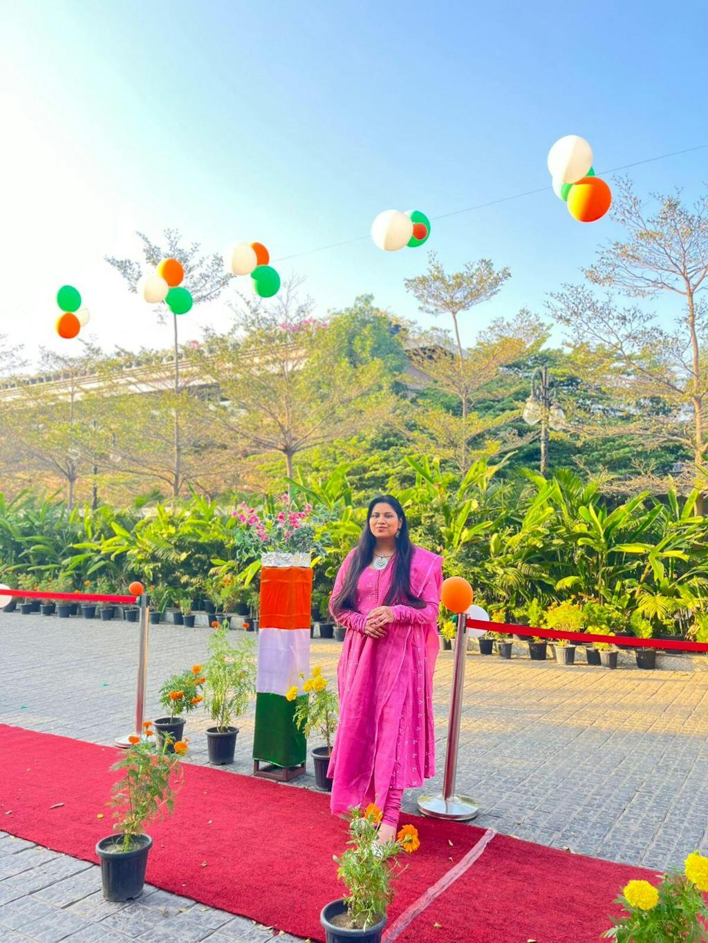 Akrita Dabu Slub Cotton Kali Kurta