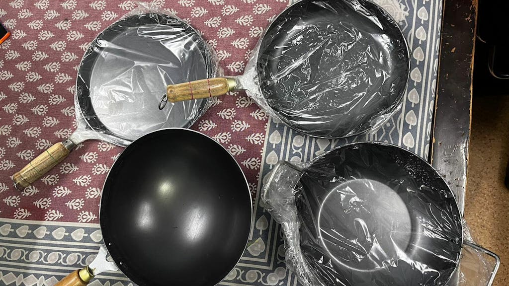 100 Pure Iron Cookware Set Free ₹799 Kadai + Tawa + Fry Pan + Wok