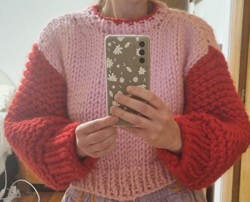 // LIMITED EDITION Merino Knit Kit // Cupid's Kiss Jumper