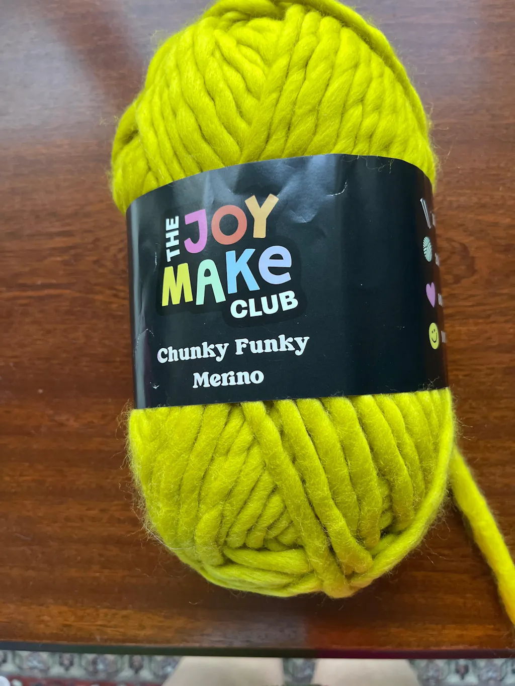 Chunky Funky Merino - 'S-lime Sublime'