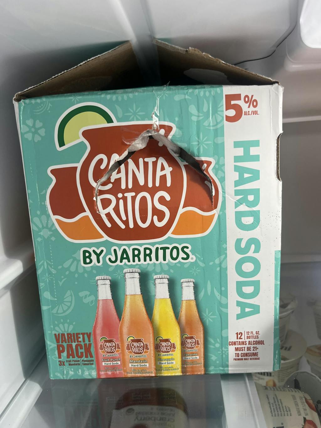Cantaritos Jarritos Hard Soda Variety 4Pk 12oz The Liquor Bros