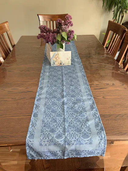 Catholic Liturgical Table Runner Set for Living Spaces Catholic Liturgical Table Runner Set for Living Spaces