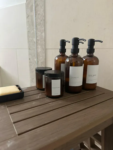 Amber Glass Dispenser