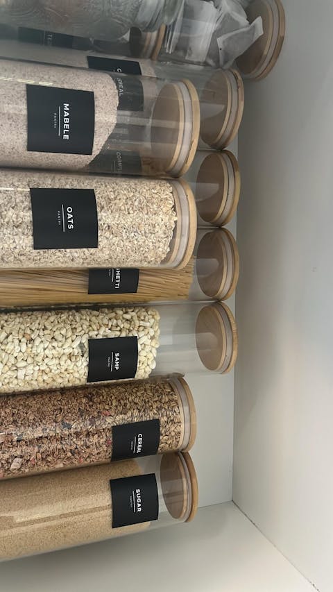 Basic Pantry Label Kit | 21 Pre-printed 6x6cm