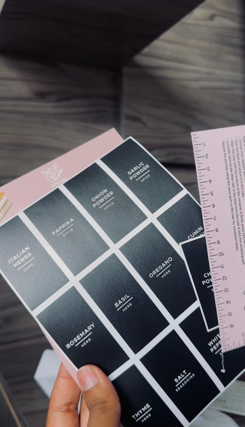 Rectangle Spice Labels