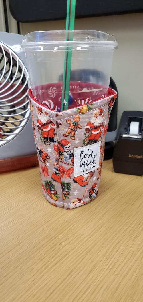 Holly Jolly Christmas - Coffee Cozy - Love Mich Exclusive