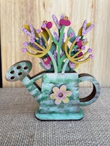 Layered Watering Can Heart Flowers DIY Kit