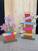 Pots and Flowers in Pot Pair DIY Kit