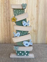 Little Stacked Pots and Birds DIY Kit