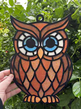 Style 18 Owl Laser Cut Outline Frame Blank