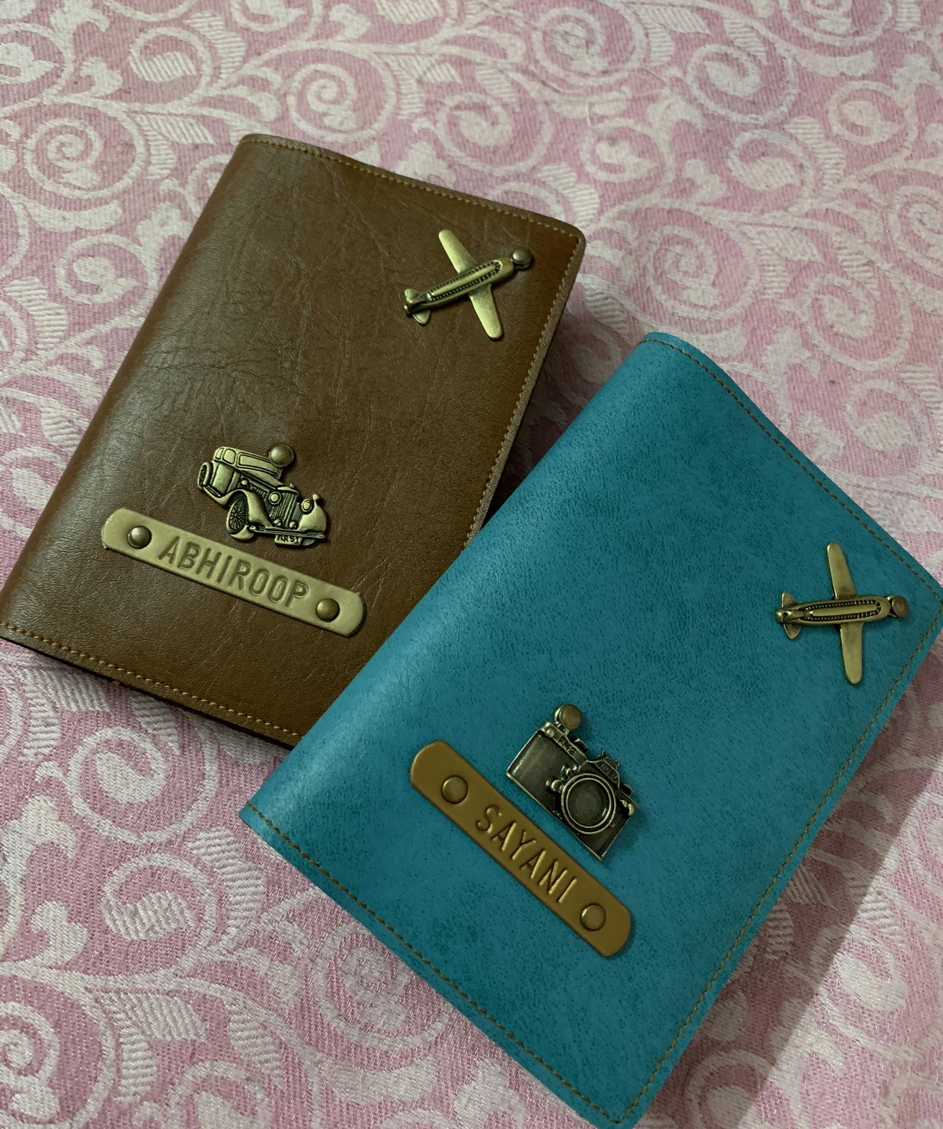 Buy Personalized Couple Passport Covers & Holder In India this Rakhi 
