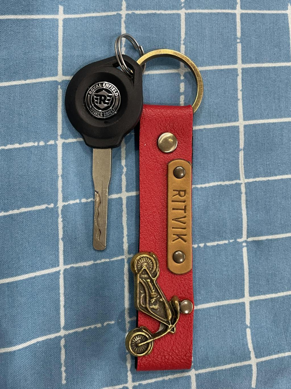 Buy Personalized Black Keychain Online