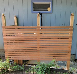 Nominal 4x4 (3-5/8 inch) Copper Ball Fence Post Cap