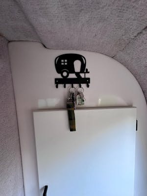 Camper Key Holder with 5 Hooks -  Organize Your Adventures