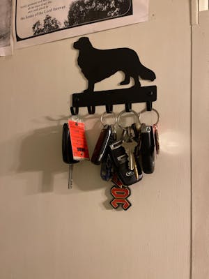 Cavalier King Charles Spaniel Dog Key Rack/ Leash Hanger