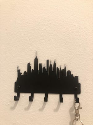 New York City Skyline Key Holder