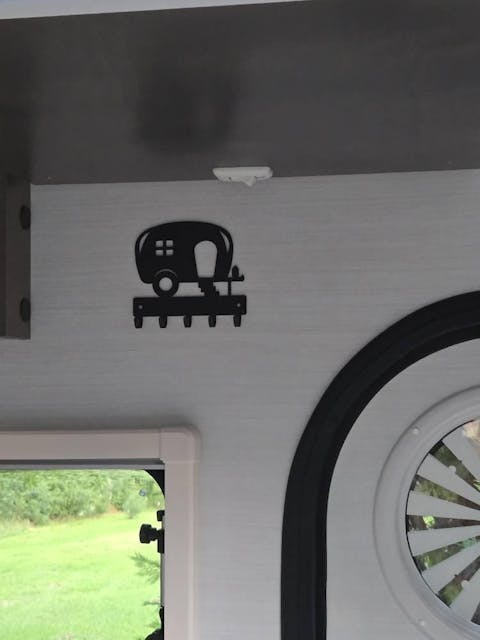 Camper Key Holder with 5 Hooks -  Organize Your Adventures