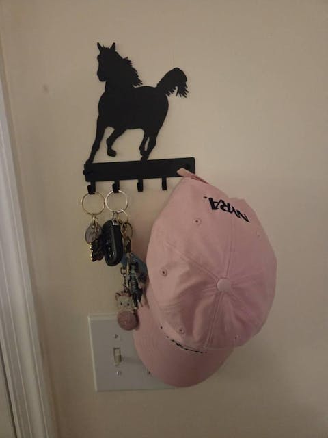 Horse #4 Key Holder - Rustic Equestrian Decor