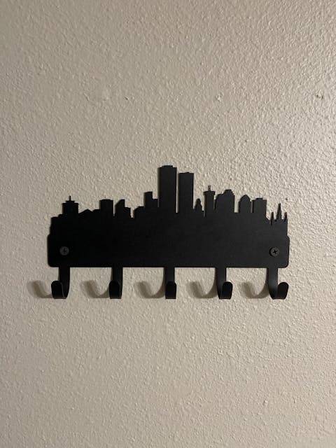 New Orleans, LA City Skyline Key Holder