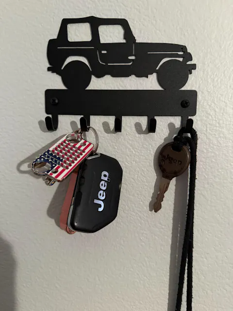 Off Road 4x4 SUV #2 Key Rack for Jeep Keys