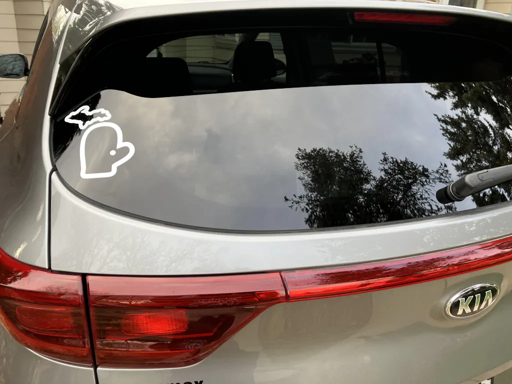 Mitten decal the mitten state