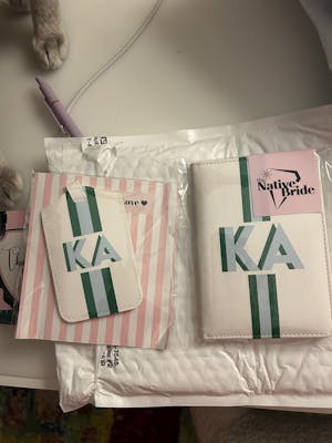 Shadow Monogram Travel Gift Set with Luggage Tag