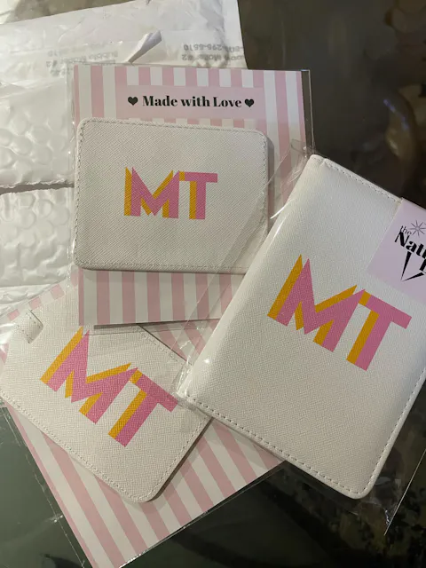 Shadow Monogram Travel Gift Set with Luggage Tag