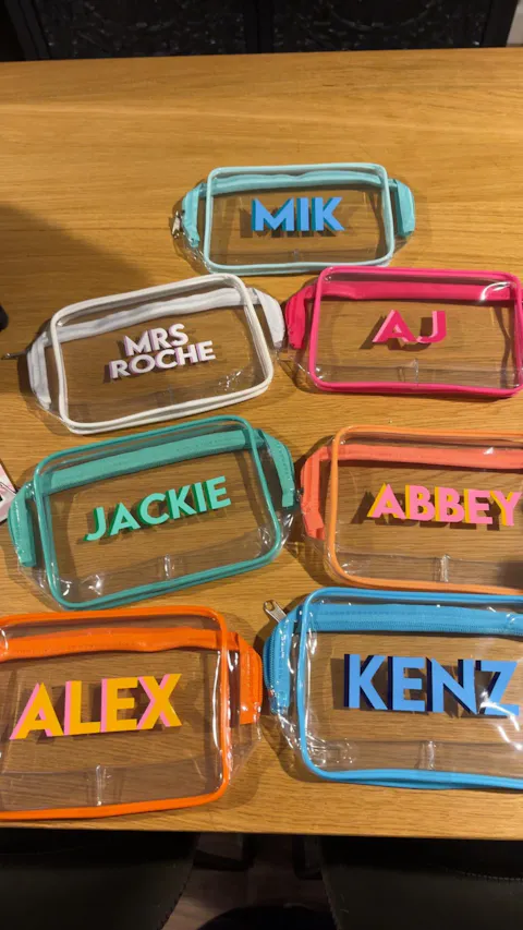 Shadow Monogram Clear Bag