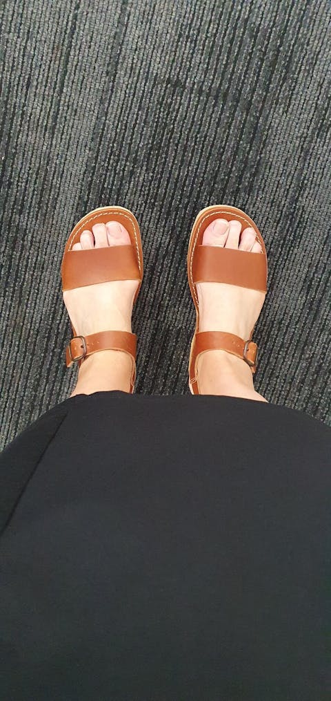 Alba - Chrome Free Suede with Gum Sole