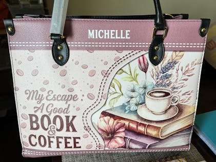 Just A Girl Who Loves Books - Personalized Tote Bag Style 2- Birthday -  newsvips