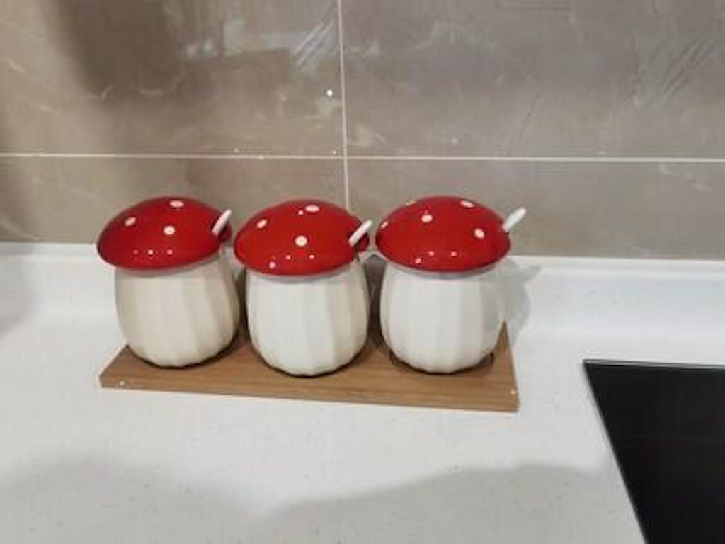 Ceramic Mushroom Spice Jar The Other Aesthetic