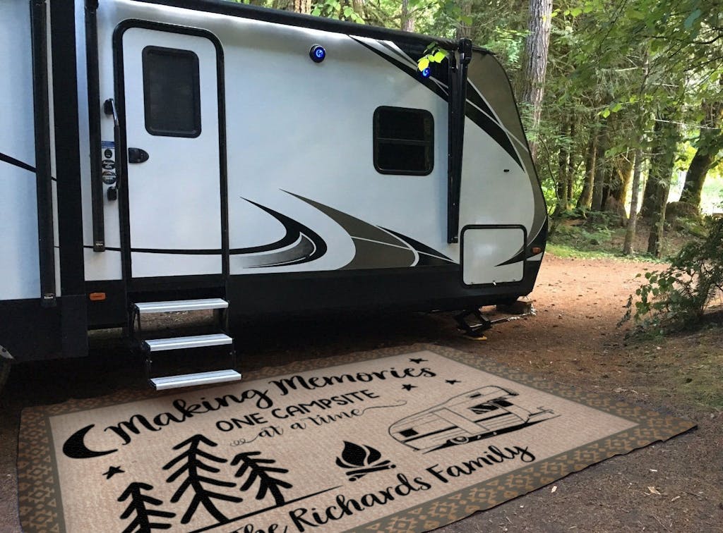 Making Memories One Campsite At A Time Personalized Camping Patio RV