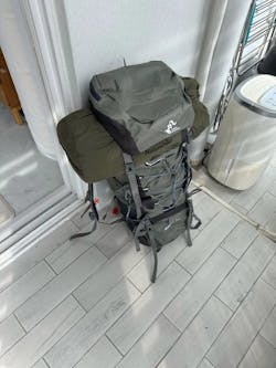 75 L Hiking Backpack with Rain Cover