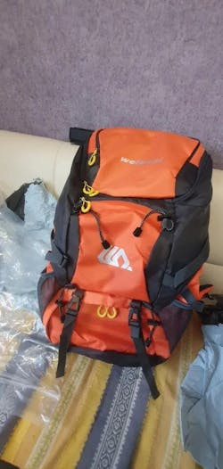 70L Unisex Hiking Backpack with Rain Cover