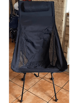 Lightweight Folding Camping Chair with Headrest