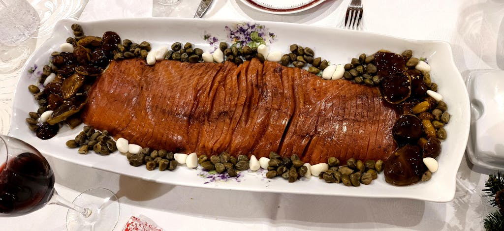 Whole Side of The Sozzled Santa with Christmas Spices, Brandy and Clementine Zest