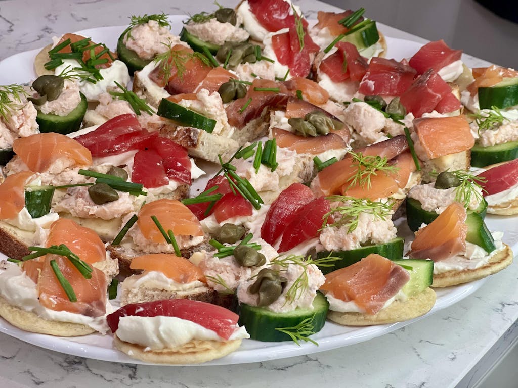 Smoked Salmon Canapé Collection