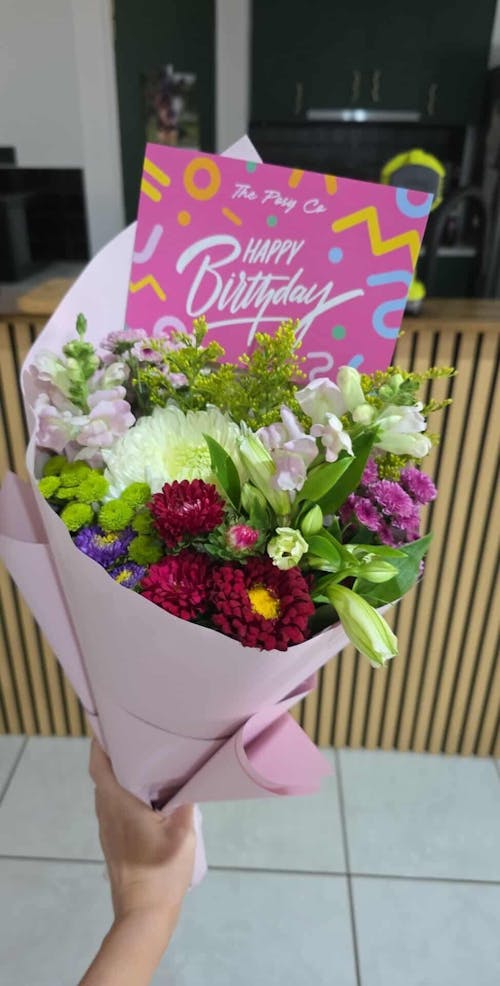'Happy Birthday' Message Card