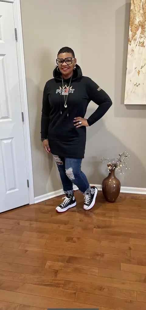 PRI3ST-Hoodie dress