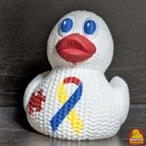 Autism Awareness Duck