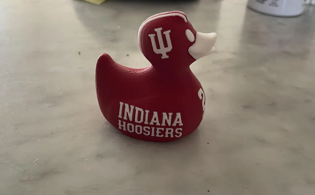 Indiana Hoosiers Championship Duck