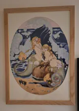 Two Mermaids (1918) by Gerda Wegener