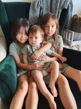 Summer Nightie - Seafoam Stripe